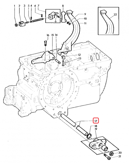 Ax, Ridicare Hidraulica Ø 30x614 mm John Deere R71375
