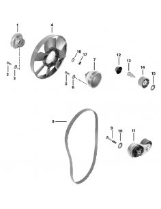 Curea Transmisie 8PK2295 mm R95924, H174455, L115659, R115614, R115936, R500381,  DZ118995, 89835683, 9833541, 9835683 2