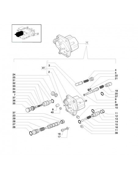 Valve, Hydraulic Control 5089469, 5118052, 5190454