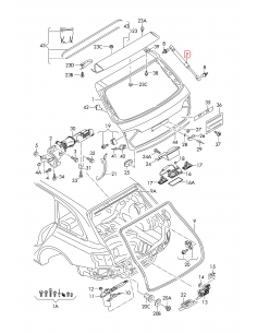 Cilindru cu Gaz 500 mm - 560N AUDI A4 Allroad B8 (8KH), A4 B8 Avant (8K5) 8K982755201S, 5931XZ, 0530N 2