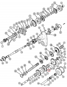 Rulment cu Ace 51x70x2 mm Case IH 241601A1, 324214R1, 584268R1, 584268R91, A42845, A42870, A66478 2