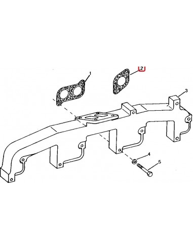Garnitura Galerie Evacuare John Deere RE62777, R83021, R521438, R44374, A-RE62777