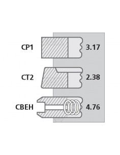 Segmenti Piston Ø 98.42 - 3.17x2.38x4.76 mm Case IH 3144452R92, 3218416R1, 3218416R91, 3218416R92, 87556004 2