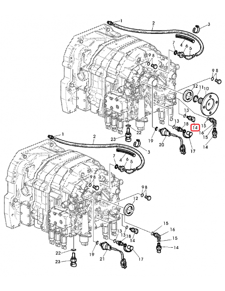 Sensor, Transmission Oil Pressure John Deere RE163656, RE217077, TWSK47 Sensor, Transmission Oil Pressure John Deere RE163656, RE217077, TWSK47