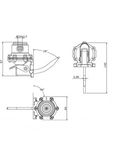 Pompa Alimentare Combustibil Same 2.4519.300.0, 245193000, 2.4519.310.0, 245193000, 1966518C1 2