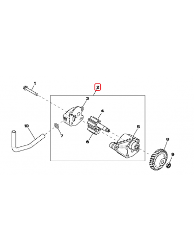 Oil Pump, Engine John Deere DZ100021, RE18878, RE521756, SE501813