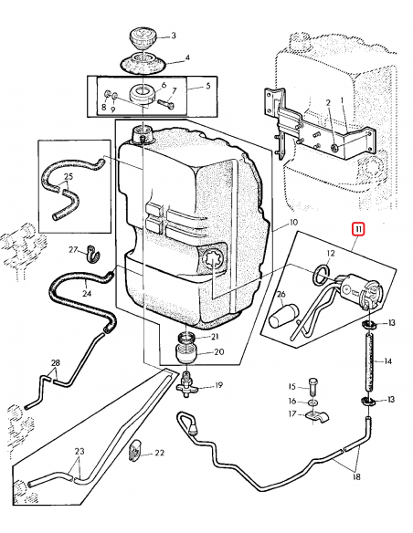 Sonda, Indicator Combustibil Rezervor John Deere AL68201, AL41630, AL38314, AL33498