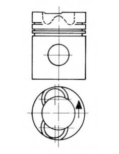 Piston 102 mm cu 94724700 2
