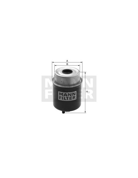Filtru Combustibil 88x154 mm Mann-Filter WK8137