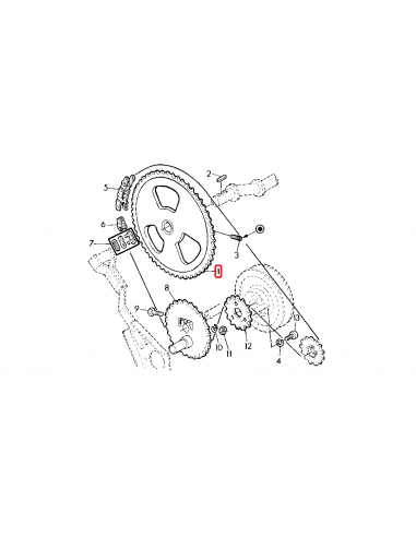 Chain Sproket Z-63 John Deere Z10025, Z10563