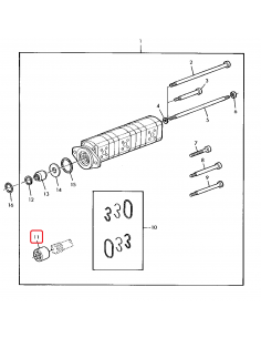 Driver, Hydraulic Pump Z-15 John Deere Z62148