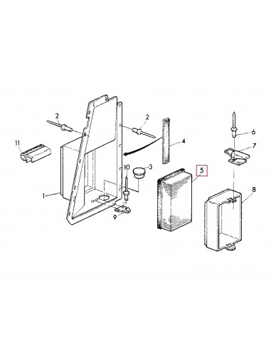 Filtru Aer Cabina 80x375x240 mm John Deere AZ43412, KPG1037
