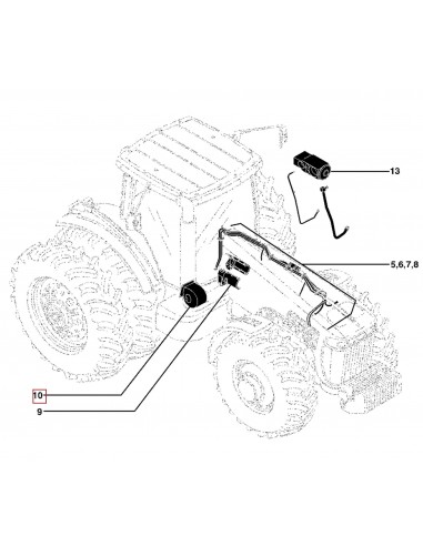 Ventilator Cabina John Deere R62047, RE189031, RE220959, RE237675, RE70538