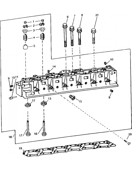 Prezoane Chiulasa KIT (26) John Deere RG24026, R121320, R121489, R121490, R121491