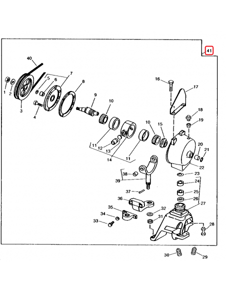 Grup Taiere, Actionare Cutit, Header John Deere AE41481
