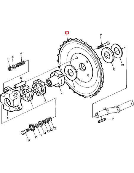 Roata Cai Mare Z-62 John Deere Z12267