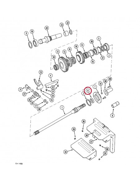 Seal PTO Ø 45x65x12 mm DSG 45.65.12RDF01, ZF 0734309060, 3234526R1, AL32869, 04342932