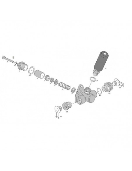 Pompa Combustibil John Deere RE46252, 0440008125, FP/KG24P220