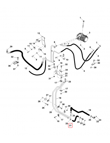 L155789, Heating, Engine, John Deere