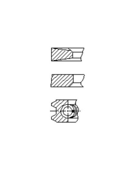 Piston Ring Ø 96.50-3x2x3 mm