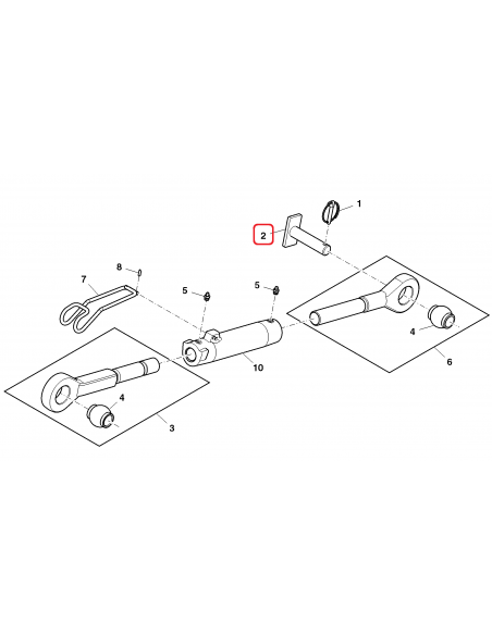 L158185, AL78785, JXL158185, Bolt, Tirant, John Deere L158185, AL78785, JXL158185, Bolt, Tirant, John Deere