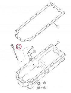 Joja Ulei Motor Case IH International Tractor 1808409C3, 1808409C2, 1808409C1 2
