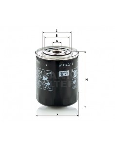 Mann W1140/11, W114011 2