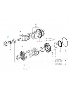 Cuzineti Palier 0.010"- 0.25 mm 10302010F