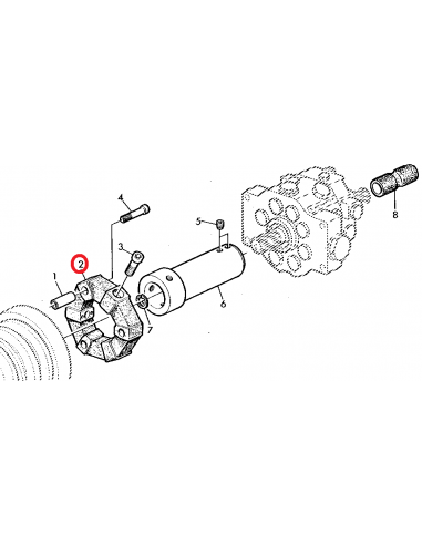 L41289, RE61441, Coupling, Hydraulic Pump, John Deere
