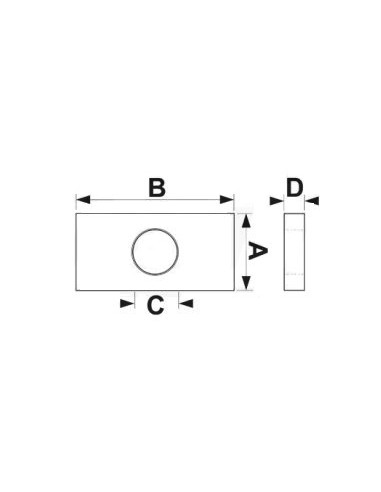 L156666, Placa, Distantier, Bolt, Tiranti, John Deere