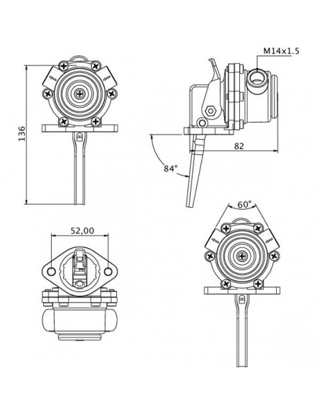 Pompa Combustibil Case IH 3055375R92, 3055375R93, 3132697R91,  3132697R92, 3143697R91, B503521