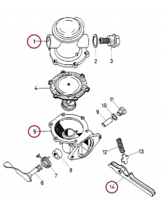 Pompa Combustibil Case IH 3055375R92, 3055375R93, 3132697R91,  3132697R92, 3143697R91, B503521 2