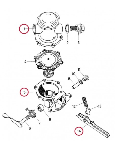 Fuel Pump Case IH Case IH 3055375R92, 3055375R93, 3132697R91,  3132697R92, 3143697R91, B503521