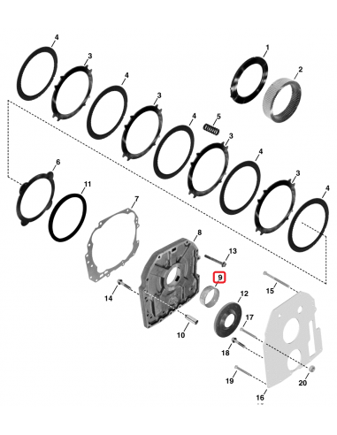 John Deere R124438, R95381
