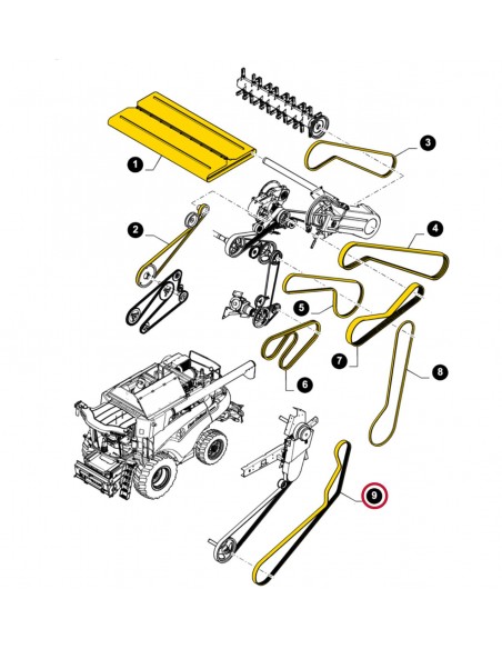 87545653, 0325545, AP1004148, New Holland