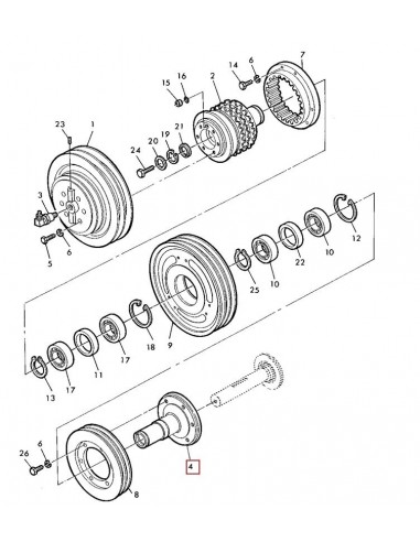 Butuc Variator Hidraulic John Deere Z13040, Z12888
