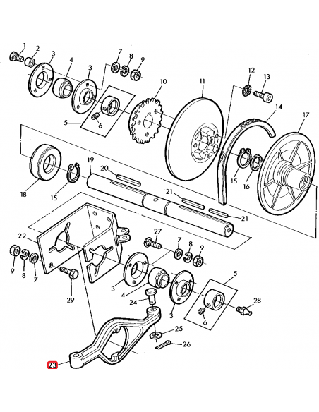 Furca Variator Vant John Deere Z11693