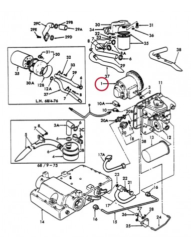 Pompa Hidraulica 23.16 Cm³ Ford New Holland 83913537, D8NN600FA