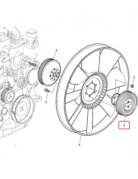 Vascocuplaj Ventilator John Deere AL155874