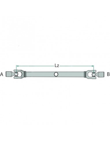 Shaft PTO Lz 1210 mm Blueline 377247, 377377247