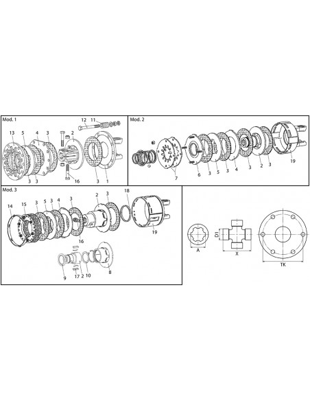 Disc Frictiune Ø 97x160x3.2 mm