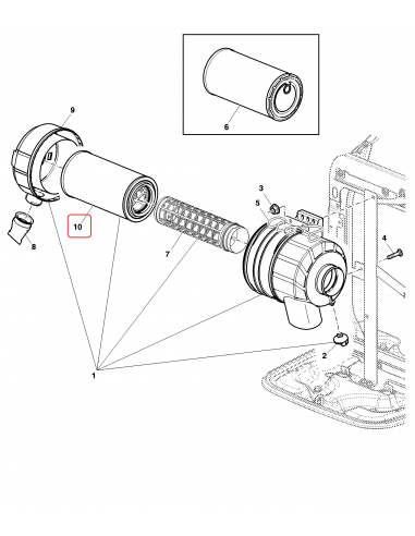 Air Filter, Outer AL174811, AL204809, H438200090100, 84187405, 907330,