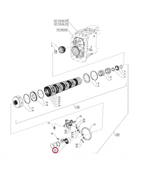 Ford New Holland 81809513, 8313283, 313283