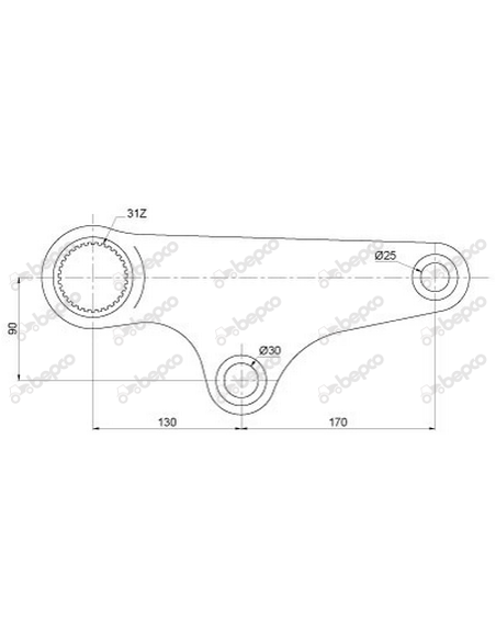 Brat Ridicare Tiranti, Dreapta John Deere L114584, L79947