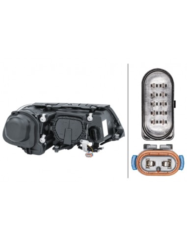 Headlight Left Bi-Xenon-Halogen