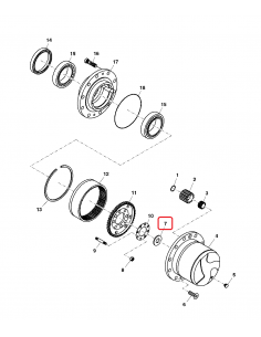 Saiba Distantier DANA Spicer 112.06.017.02, 1120601702 2