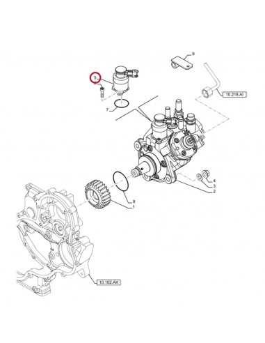 Valve, High Pressure Pump 42574911, 42567116, 71754808