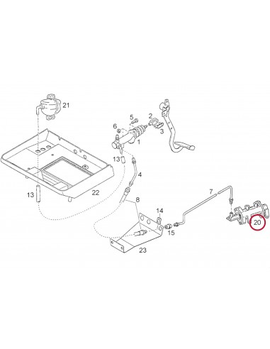 Clutch Booster, Compessed-Air System 31.8x54 mm 1-31-723-101, 04411564.4