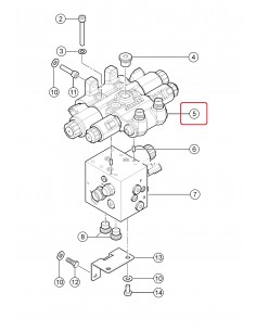 Valve Block Segment Claas 17993830, 0017993830