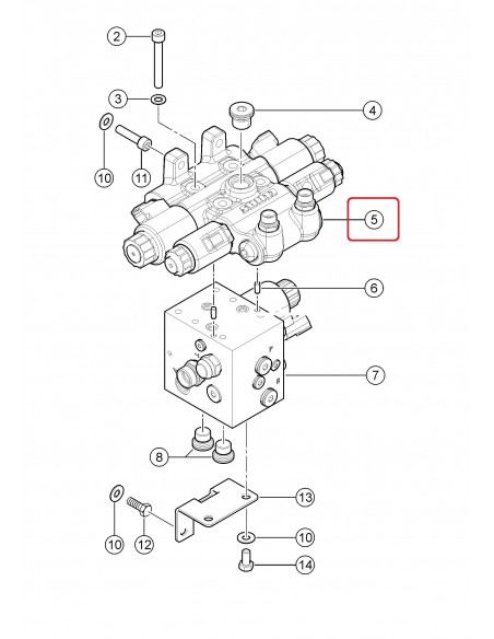 Bloc Valve Hidraulice Claas 17993830, 0017993830